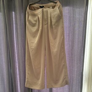 Banana Republic Cream Wide-Leg Pants